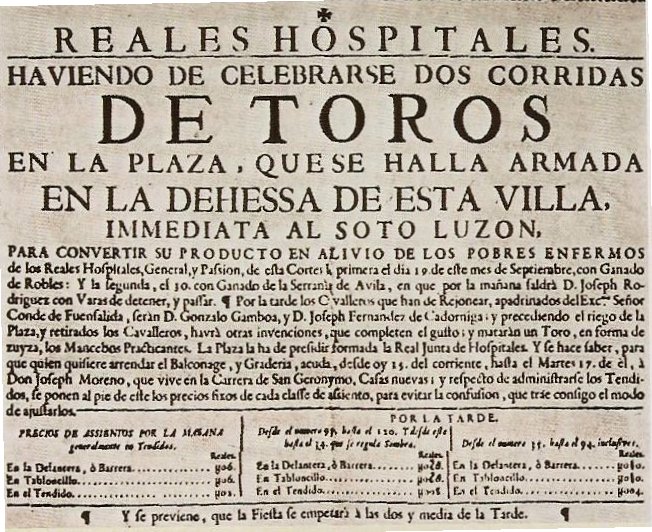 Cartel taurino