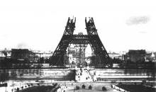 1889 - Construcción de la Torre Eiffel