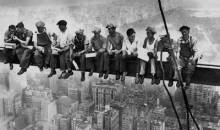 1932 - Foto histórica de almuerzo en el rascacielos -  Charles Ebbets