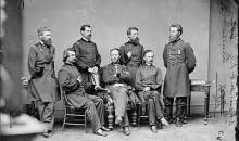 1865- Fotos históricas retocadas: Generales en la Guerra Civil - Mathew Brady