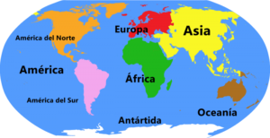 continentes que hay en el mundo